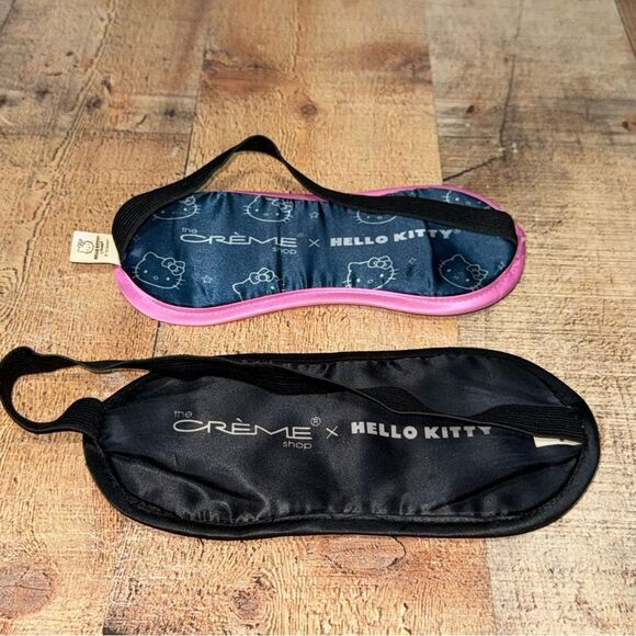 Hello Kitty The Creme Shop Limited Edition Silky Sleep Eye Mask ~~SET OF 2~~. - Picture 2 of 3
